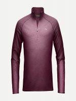 Men's KJUS Trace Halfzip (Rum/Melange)