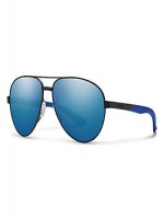 Smith Optics Salute Sunglasses matte black/blue mirror