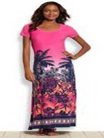 Tommy Bahama Ombre Palm Dress