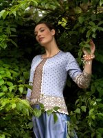 Oleana Merino/Silk Cardigan Style 177