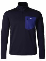 kjus men's hydraulic halfzip midlayer top atlanta blue